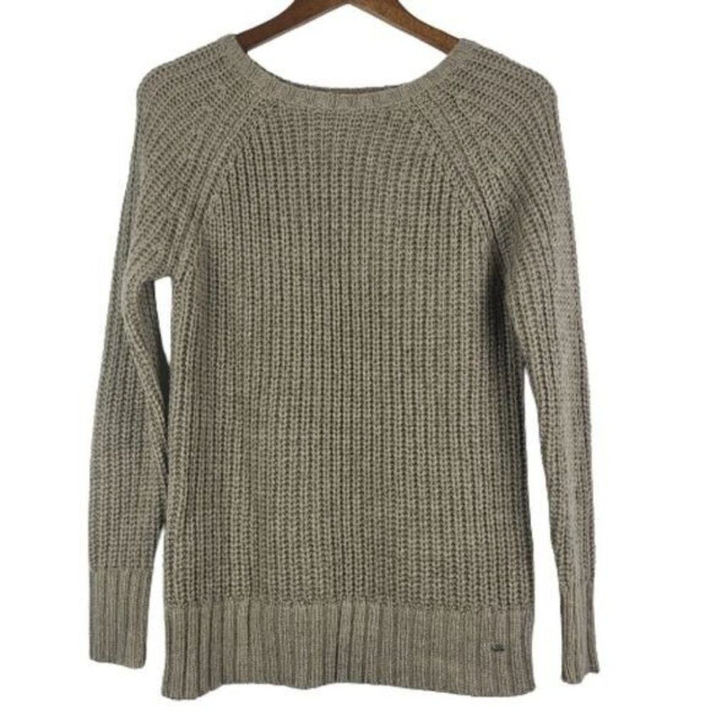 American Eagle Jegging Outfitters Womens Gray Knit Sweater Size X Small